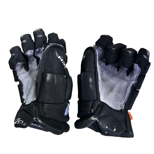 CCM HGJS #4 - Gants de hockey Pro Stock d'occasion (noirs)